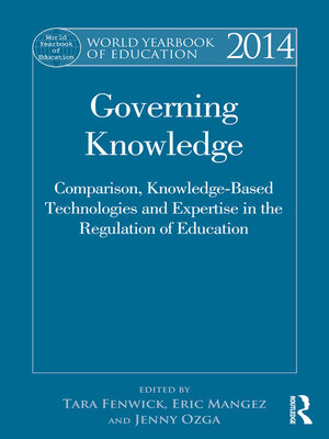 cover image of World Yearbook of Education 2014